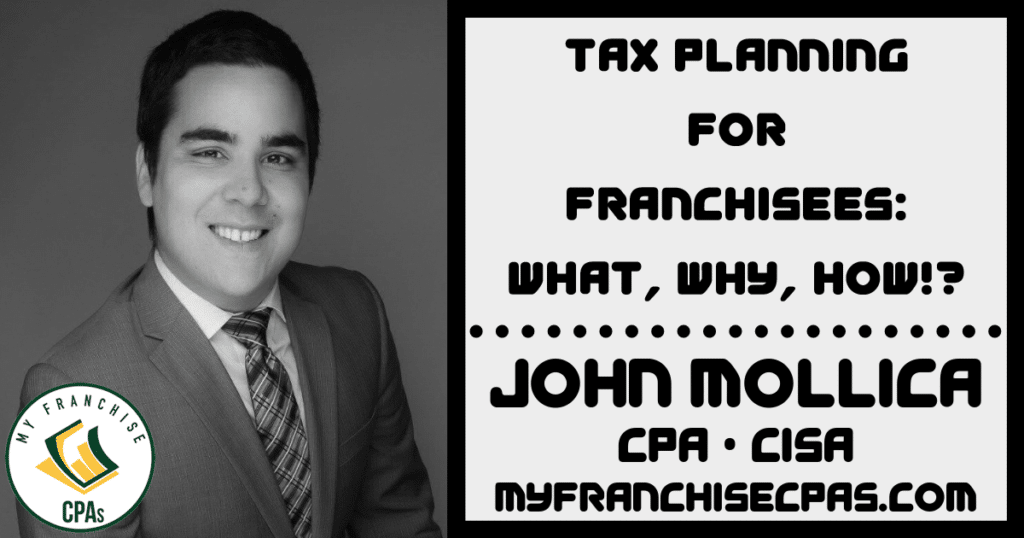 Tax Planning for Franchise, Tax Prep For Franchises, Save Money on Taxes, Build Wealth