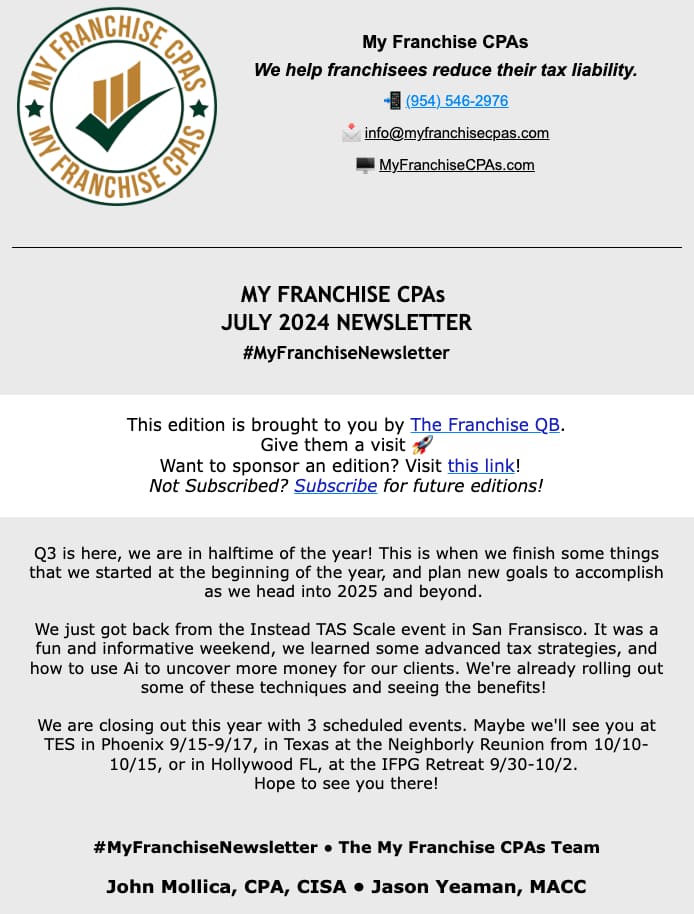 July 2024 Newsletter Intro